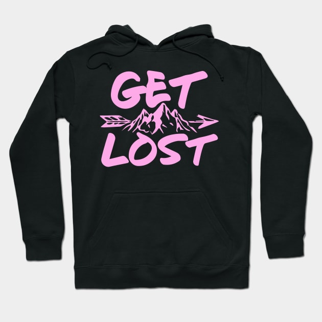 Get Lost Nature Hoodie by moringart